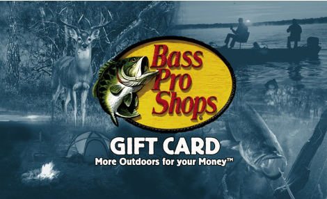 $10 Bass Pro Shops Gift Card